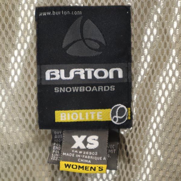 BURTON バートン マウンテンパーカー XS ネイビー レディース