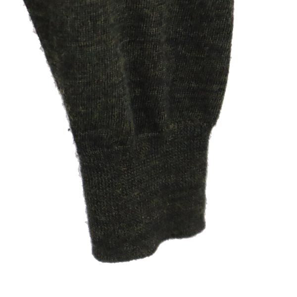 エストネーション リネン ウールブレンド 長袖 カーディガン S ブラウン系 ESTNATION メンズ