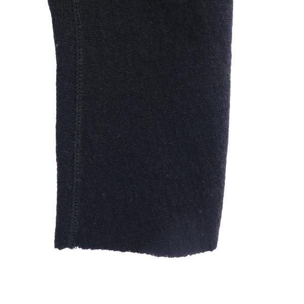 MASAHIRO MARUYAMA マサヒロマルヤマ ウールブレンド ニット カーディガン 46 ブラック メンズ