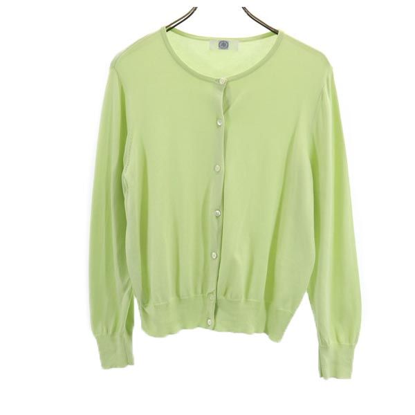 ジェイプレス 長袖 ニット カーディガン T15 グリーン J.PRESS レディース