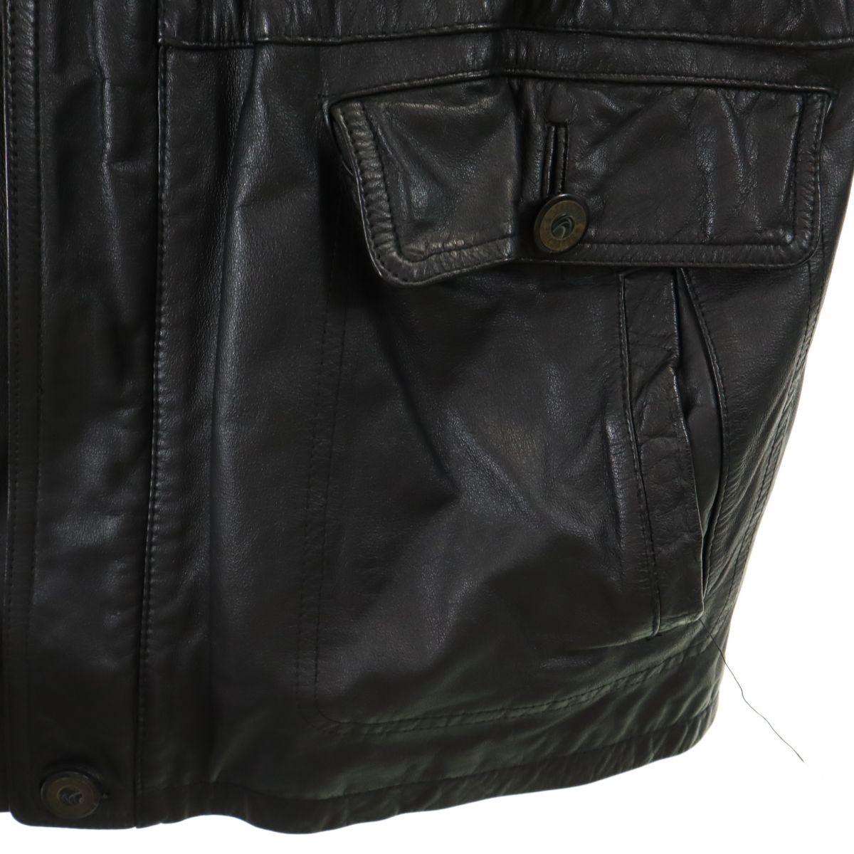 MANPHOTO マンフォト レザージャケット M ブラック メンズ