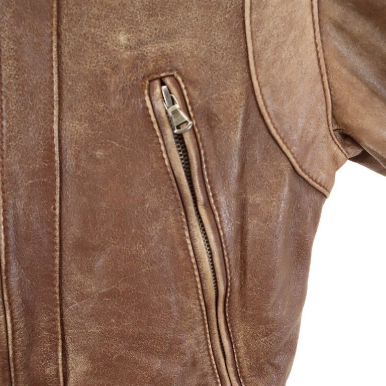 Retro Grade レトログレード 牛革 レザージャケット S ブラウン メンズ