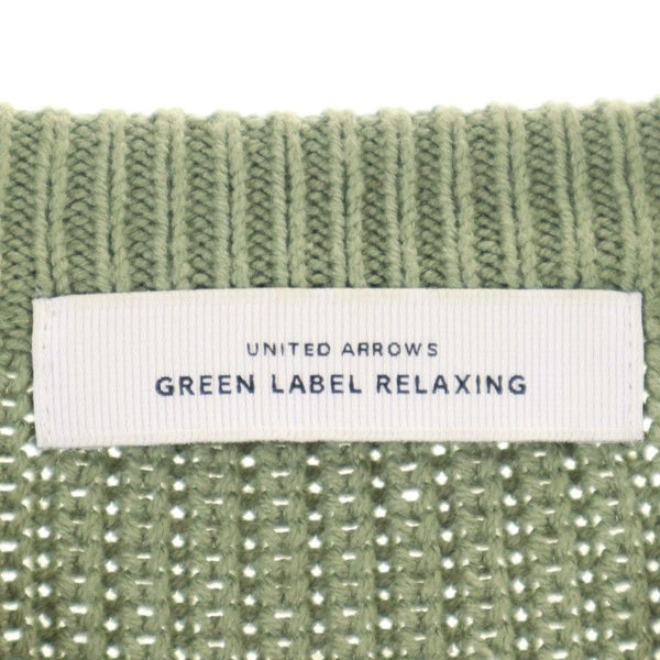 グリーンレーベルリラクシング 長袖 セーター S グリーン系 green label relaxing UNITED ARROWS ニット メンズ