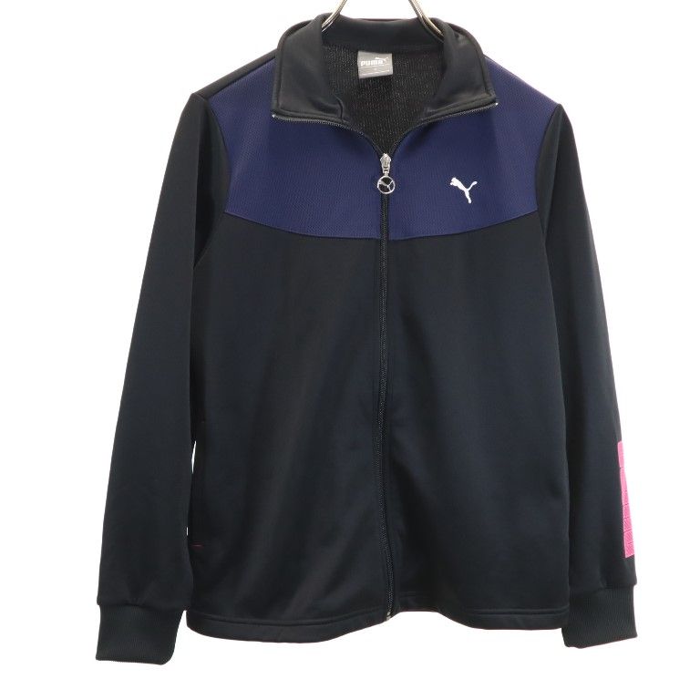 PUMA プーマ ジャージジャケット 上下 セットアップ 上 M / 下 S ブラック系 レディース