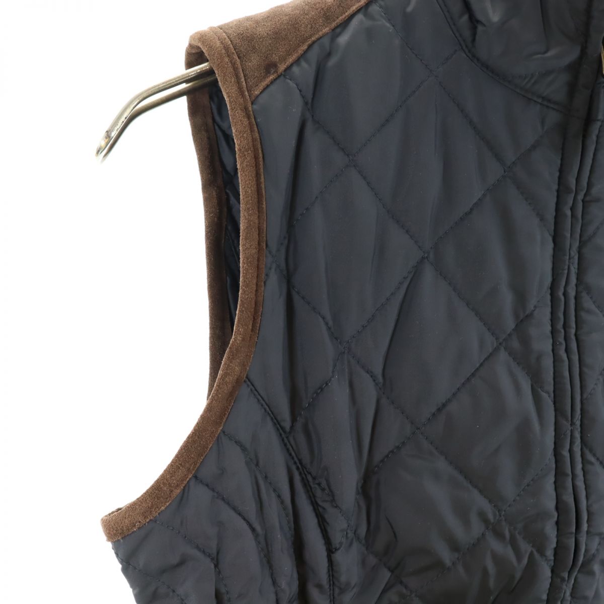 未使用 RALPH LAUREN ラルフローレン キルティング ベスト 7 ブラック レディース