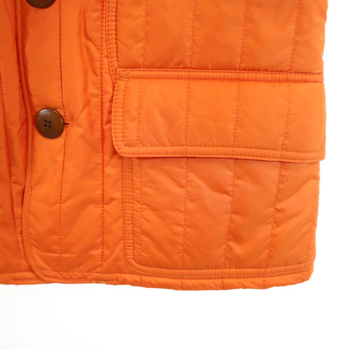 未使用 RALPH LAUREN ラルフローレン キルティングジャケット 7 オレンジ タグ付き レディース