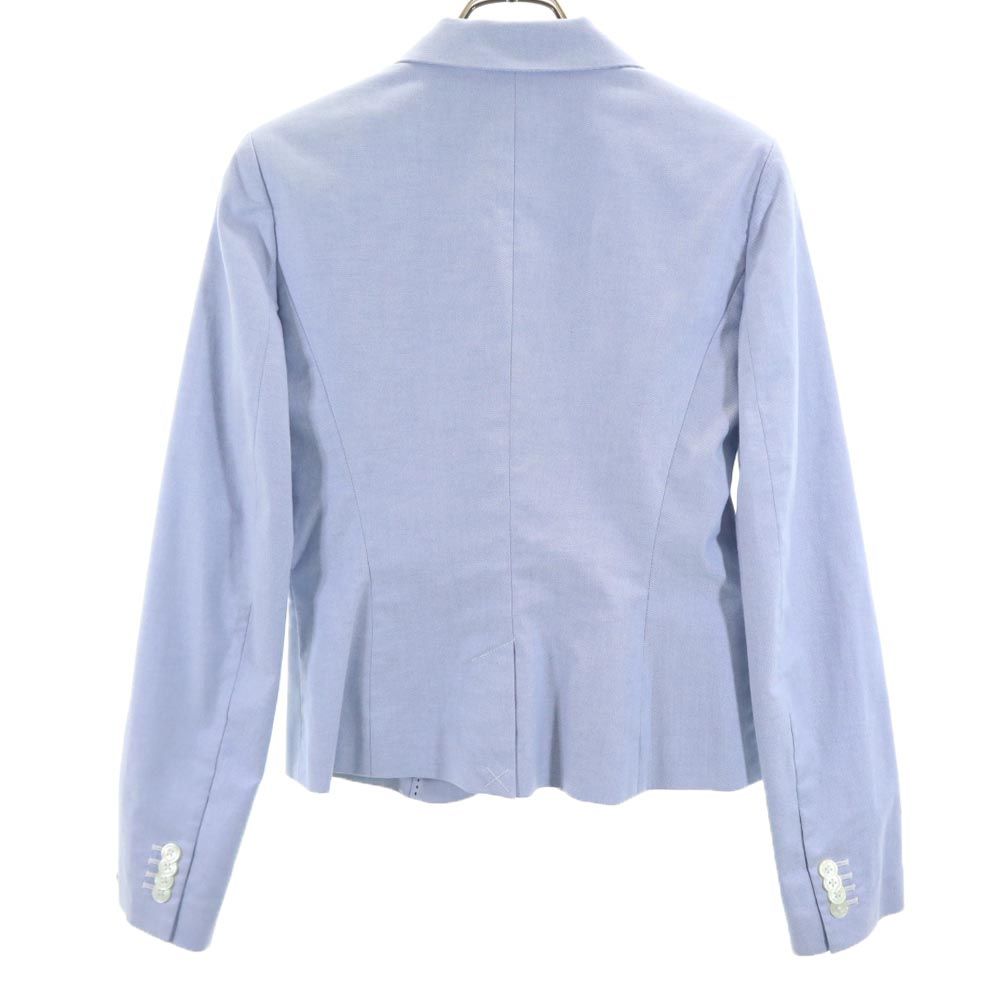 TOMMY HILFIGER トミーヒルフィガー 未使用 長袖 テーラードジャケット 4 ブルー タグ付き レディース