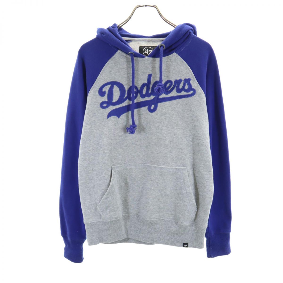 47 フォーティーセブン 長袖 フード パーカー XS グレー系 裏起毛 スウェット メンズ