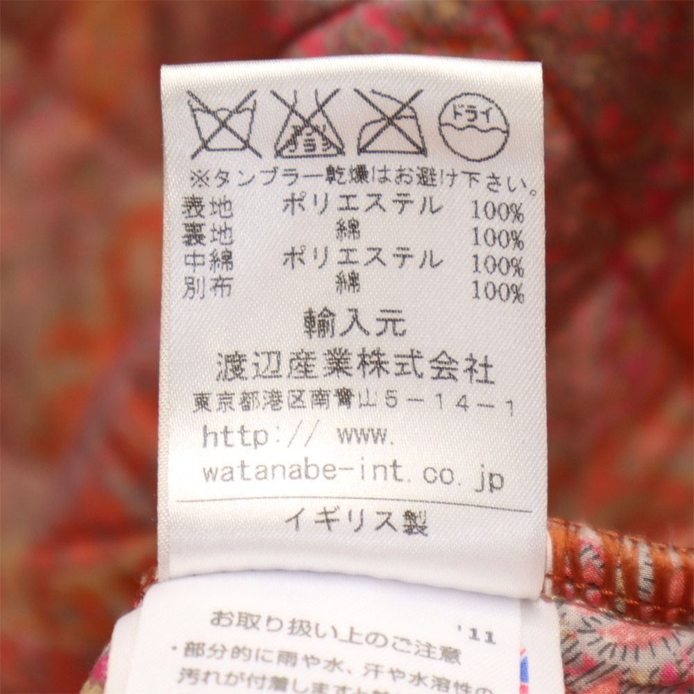 LAVENHAM ラベンハム 英国製 キルティングジャケット 36 ベージュ系 薄中綿入 レディース