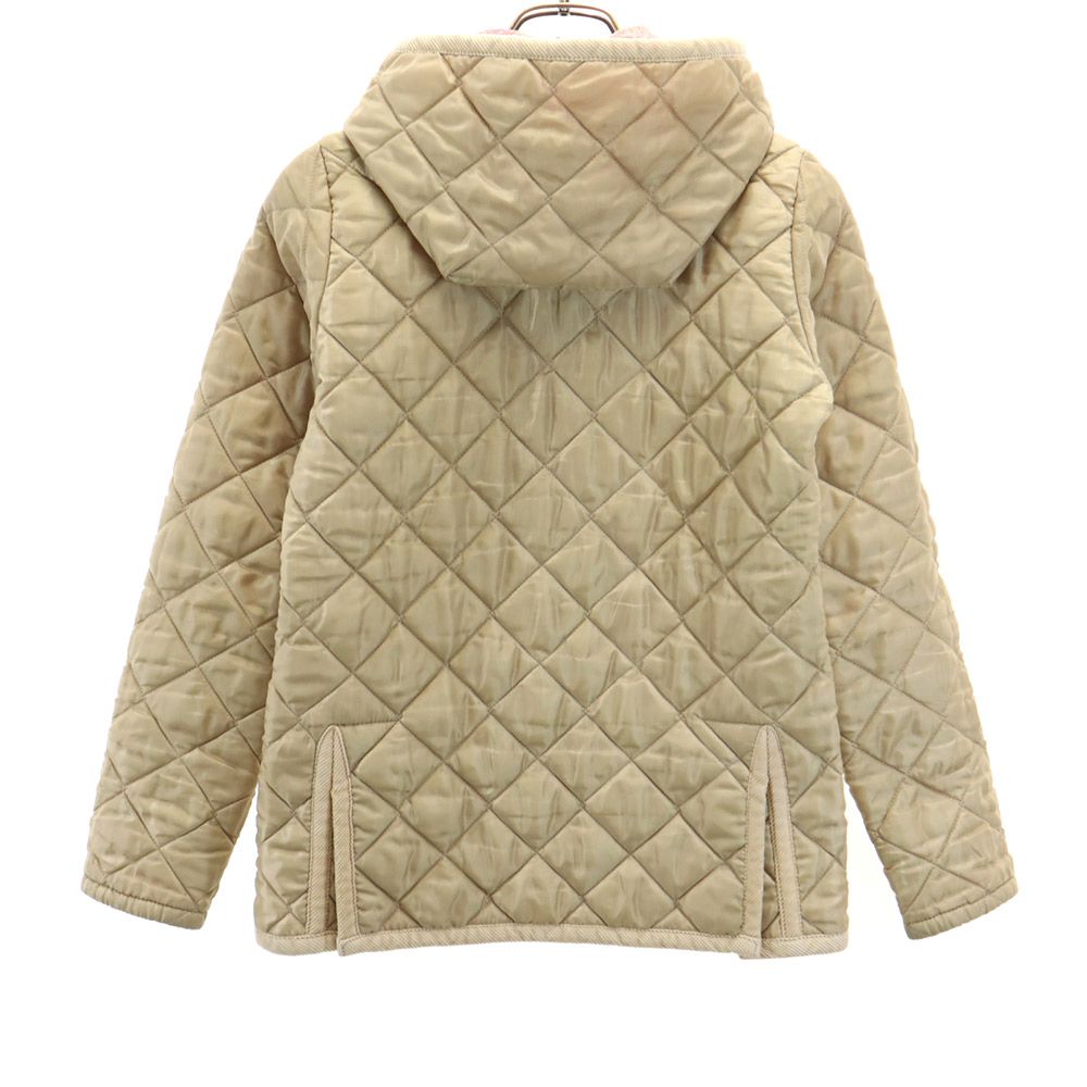 LAVENHAM ラベンハム 英国製 キルティングジャケット 36 ベージュ系 薄中綿入 レディース