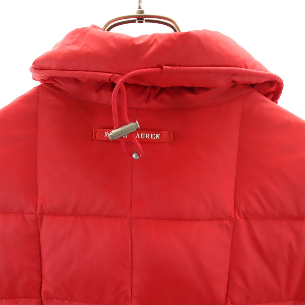 ラルフローレン ダウンジャケット XS レッド RALPH LAUREN フード メンズ