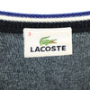 ラコステ 長袖 コットンニット セーター 3 ブラック LACOSTE メンズ