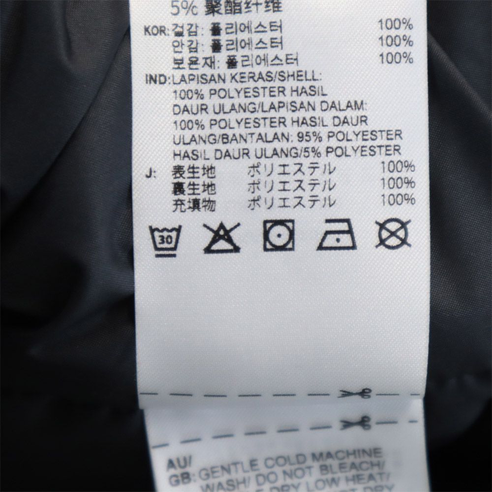 未使用 アディダス トレフォイルロゴ タグ付き 中綿ジャケット M ブラック adidas メンズ