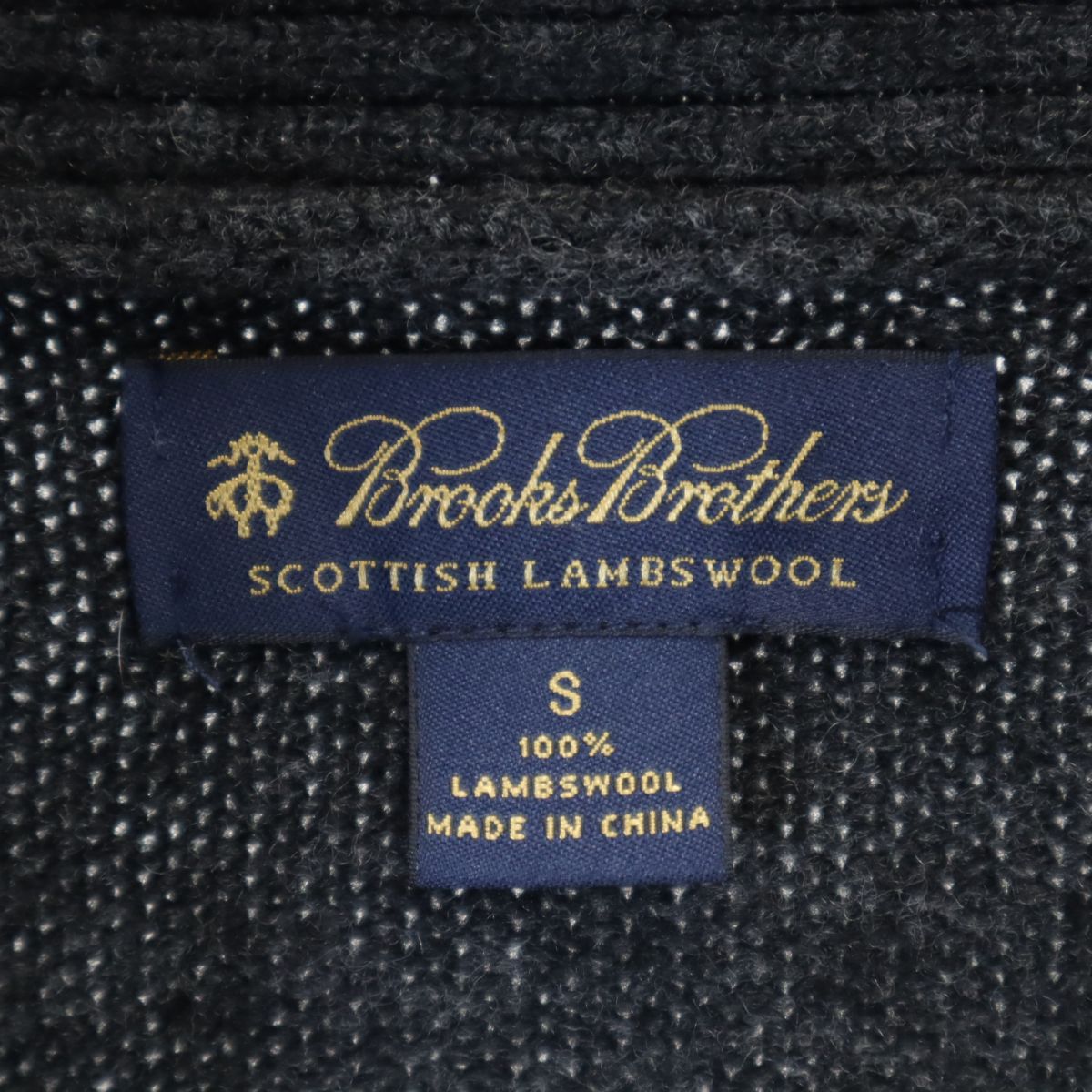 Brooks Brothers ブルックスブラザーズ ウール カーディガン S グレー メンズ