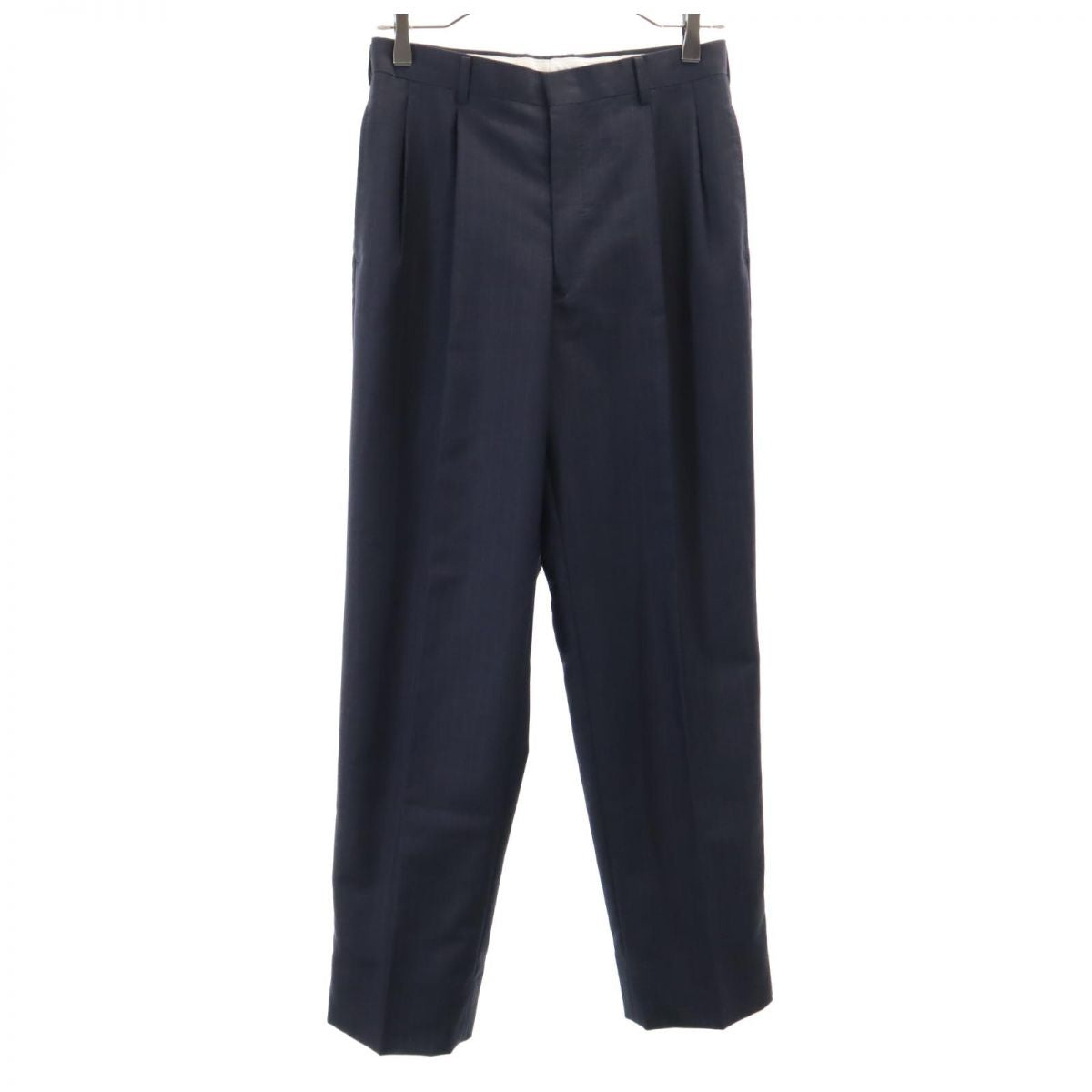 Aquascutum アクアスキュータム 日本製 モヘアブレンド スーツ 上下 セットアップ 90A4 ネイビー メンズ