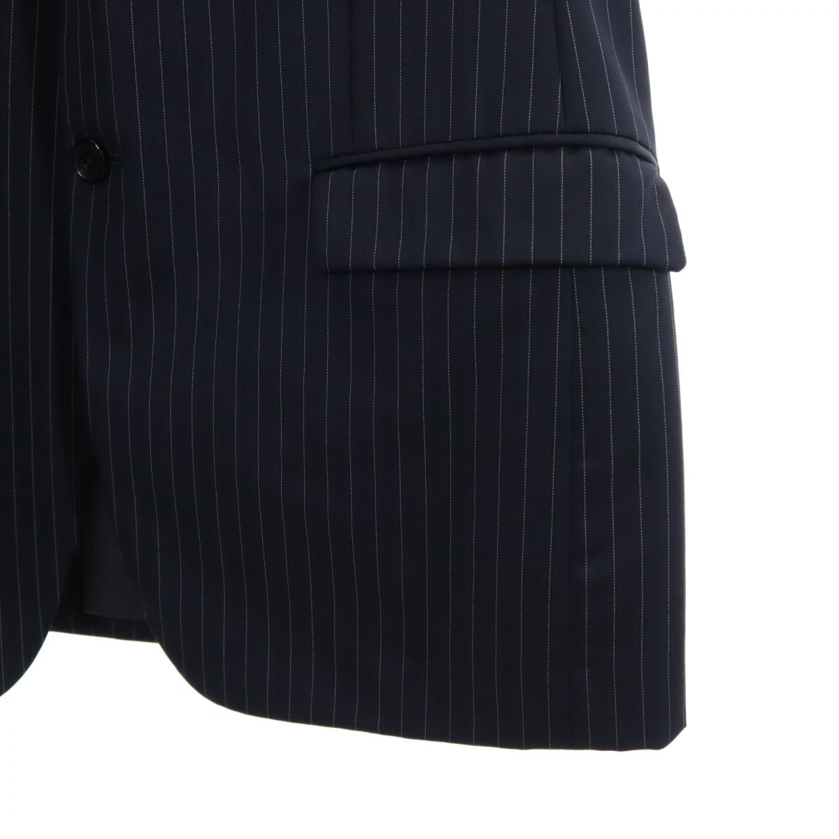 Brooks Brothers ブルックスブラザーズ ウールブレンド 長袖 テーラードジャケット ネイビー メンズ