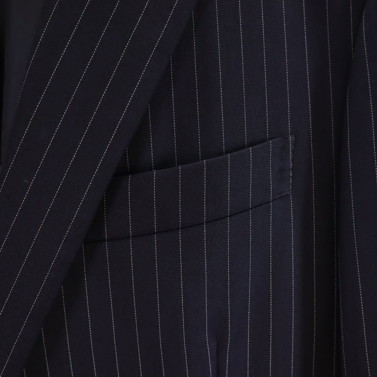 Brooks Brothers ブルックスブラザーズ ウールブレンド 長袖 テーラードジャケット ネイビー メンズ