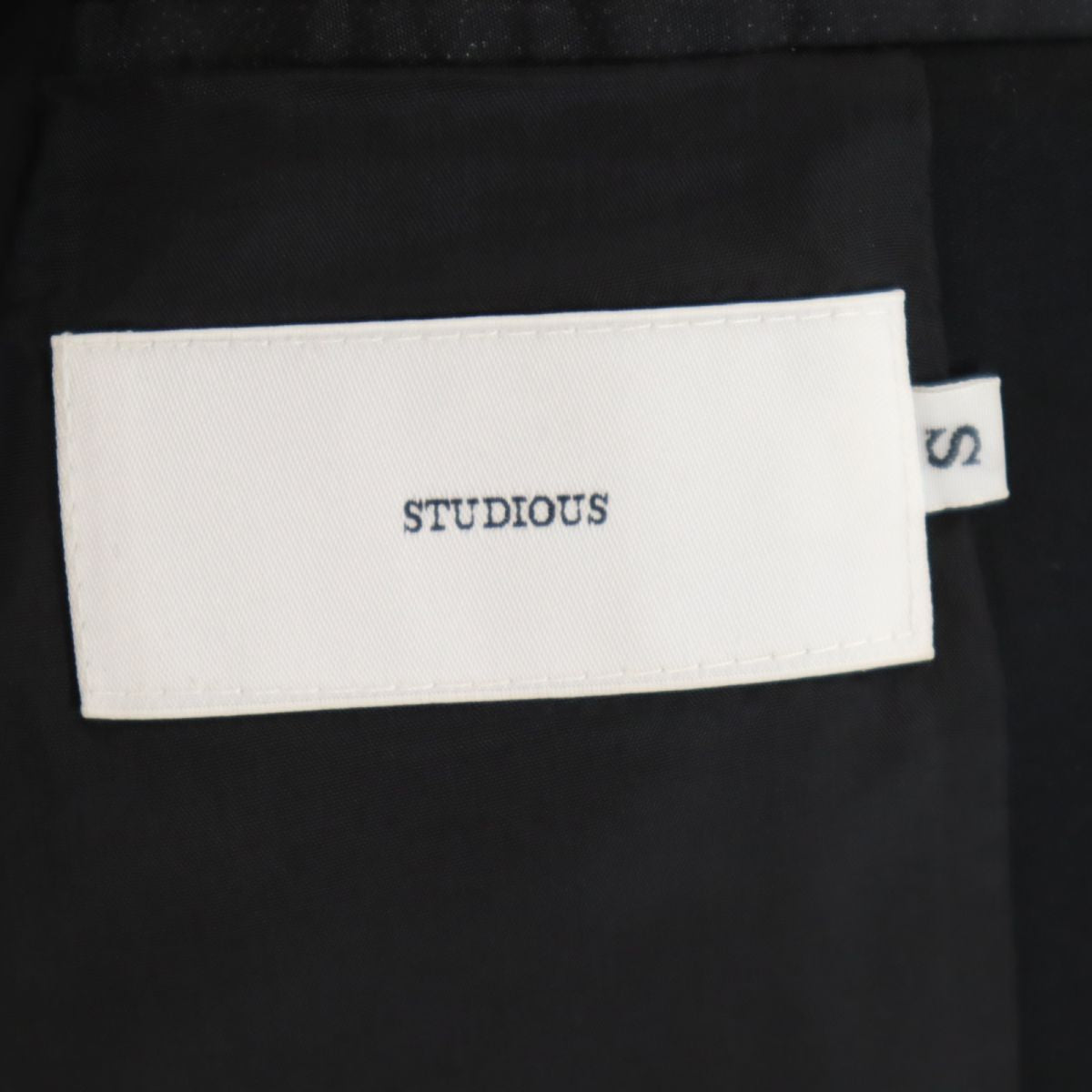 STUDIOUS ステュディオス 長袖 テーラードジャケット S ブラック 1ツボタン レディース