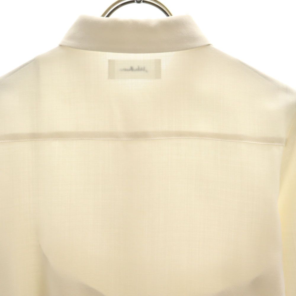 未使用 Mila Owen ミラオーウェン 未使用 長袖 ミニワンピース 1 アイボリー×グレー タグ付き レディース