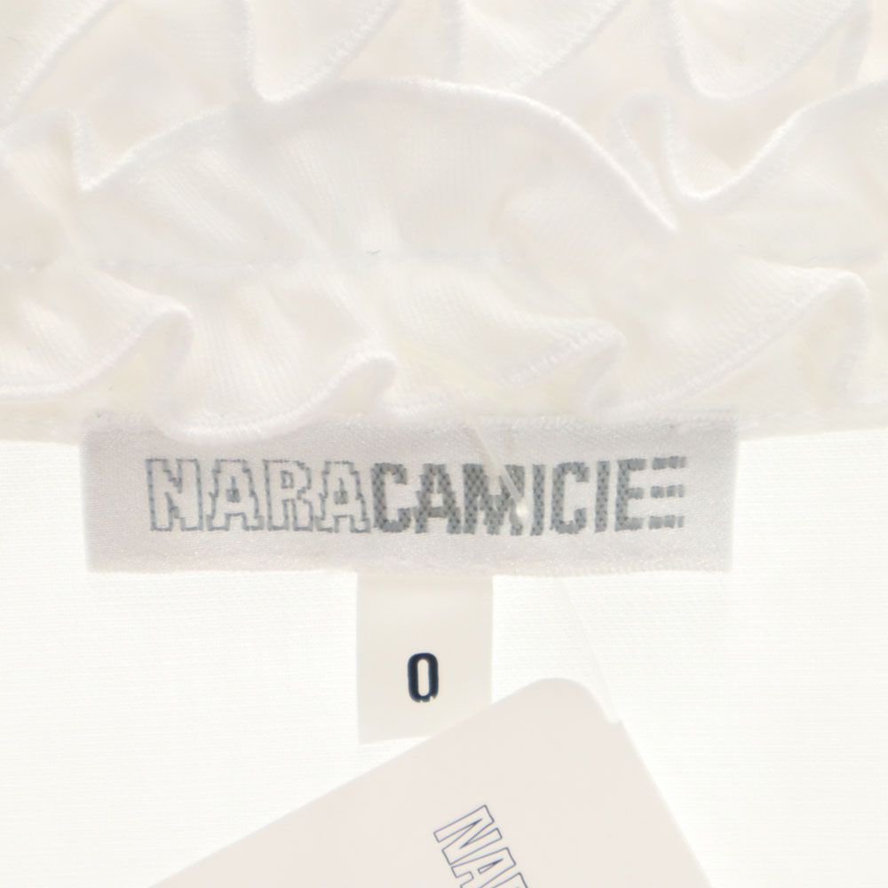 未使用 ナラカミーチェ 7分袖 シャツ  ホワイト NARACAMICIE レディース