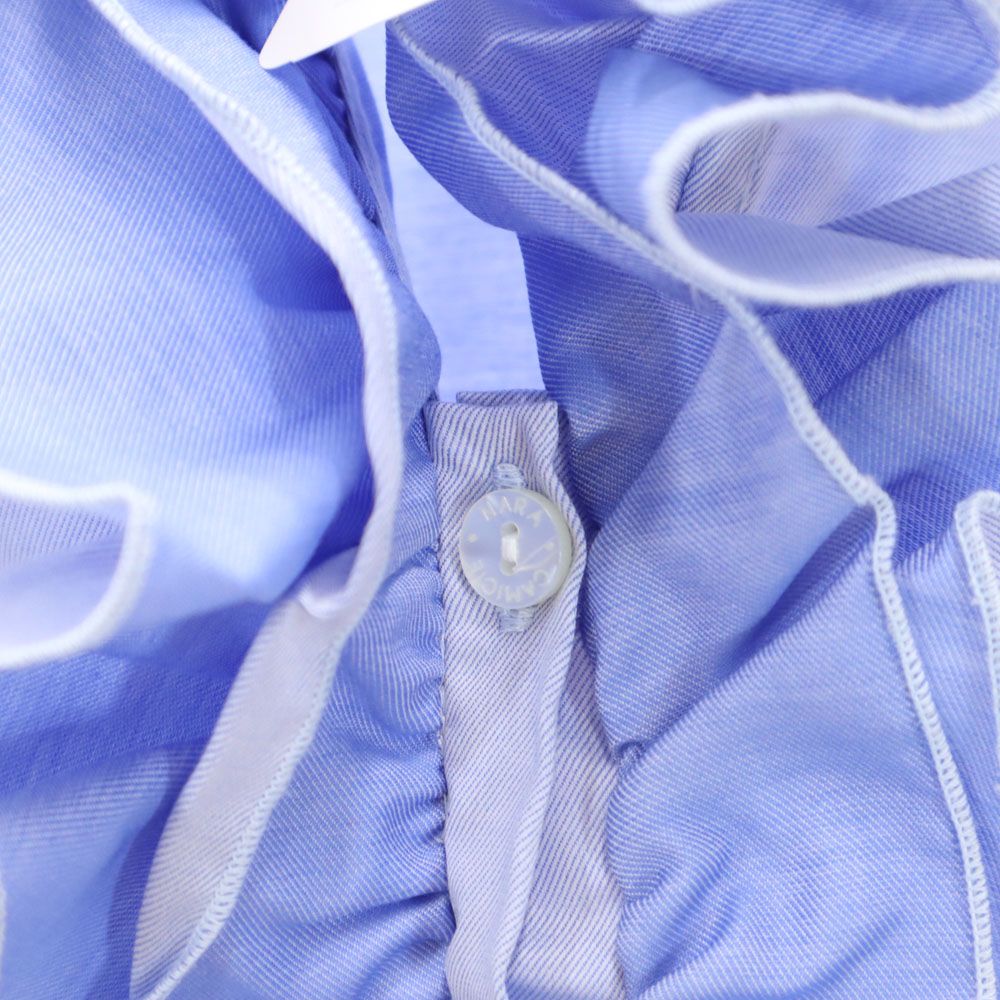 未使用 NARACAMICIE ナラカミーチェ 長袖 フリル シャツ  パープル系 レディース