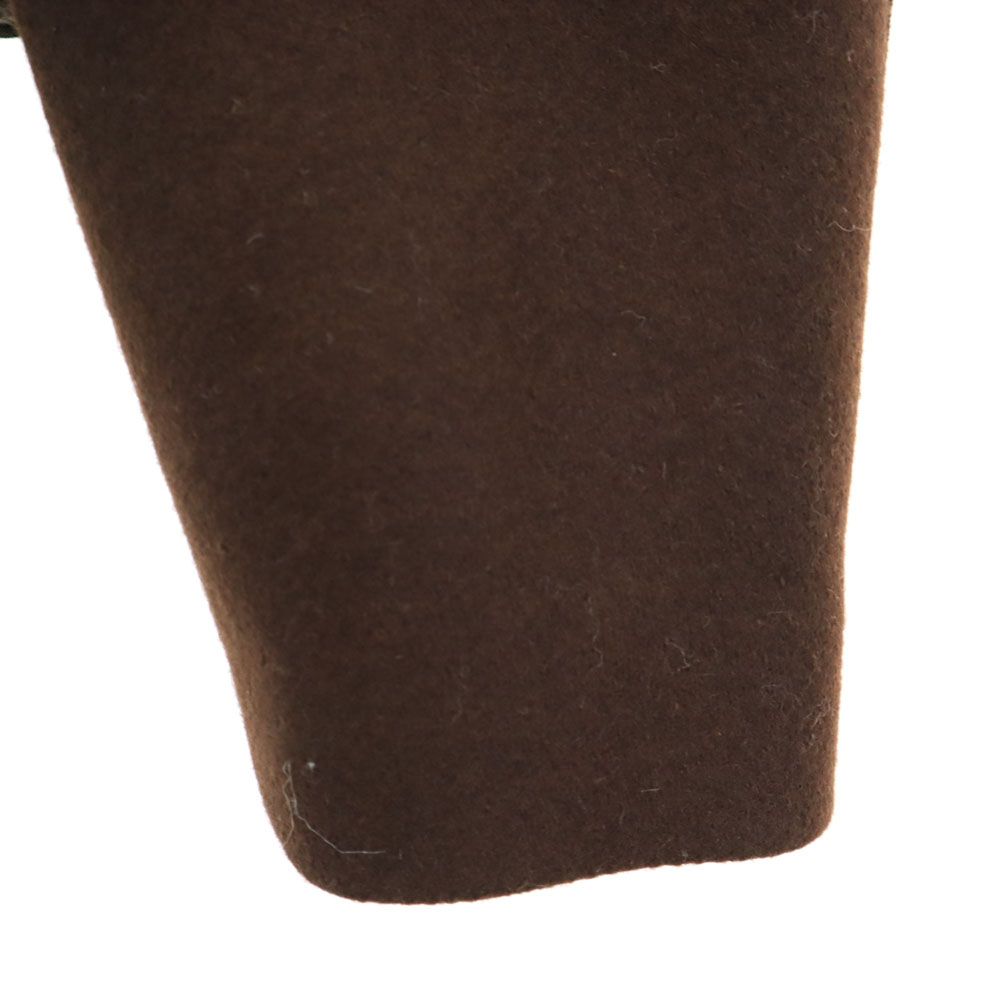 ポールカ ウールジャケット 38 ブラウン PAULE KA レディース