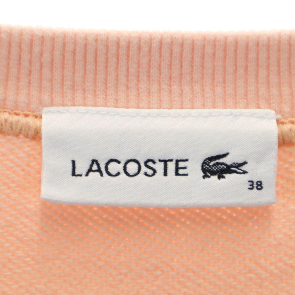 ラコステ 長袖 スウェット トレーナー 38 ペールオレンジ LACOSTE レディース