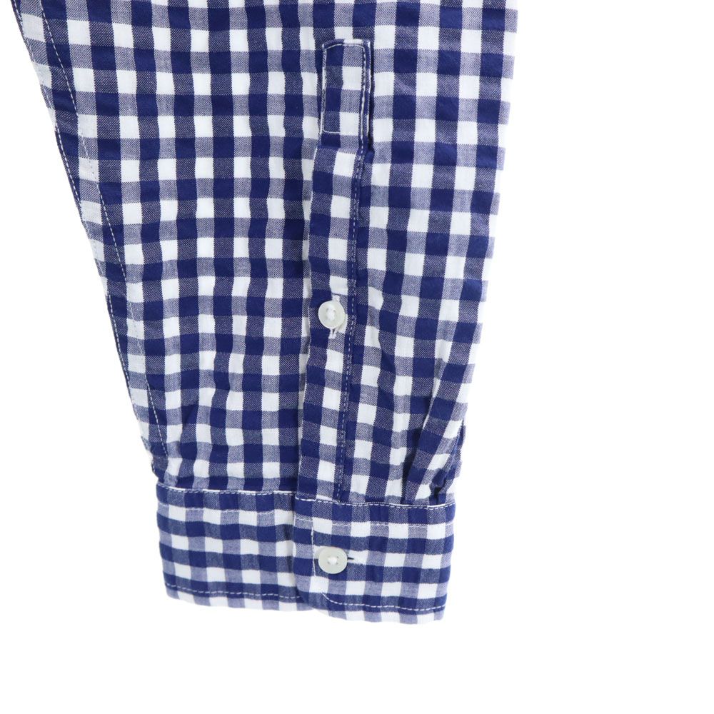 エルエルビーン アウトドア チェック 長袖 シャツ XL ブルー系 L.L.Bean レディース