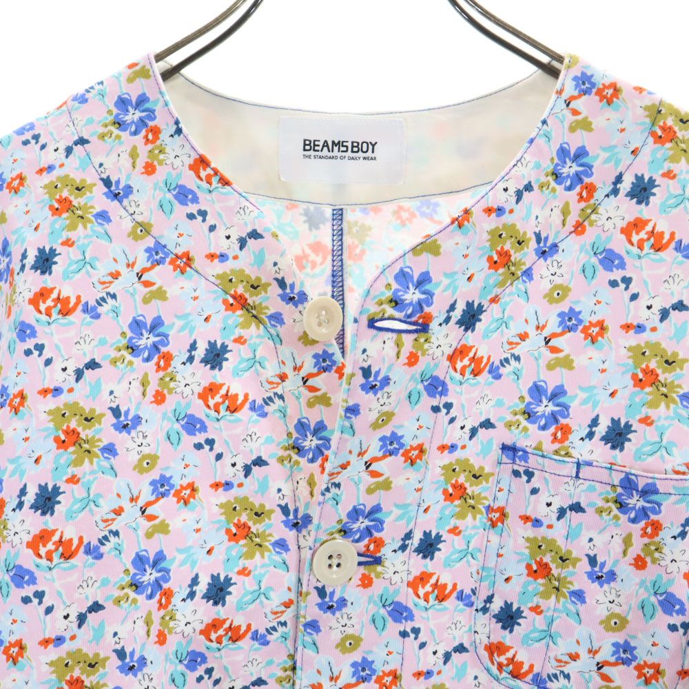 ビームスボーイ 総柄 ジャケット ピンク系 BEAMS BOY レディース
