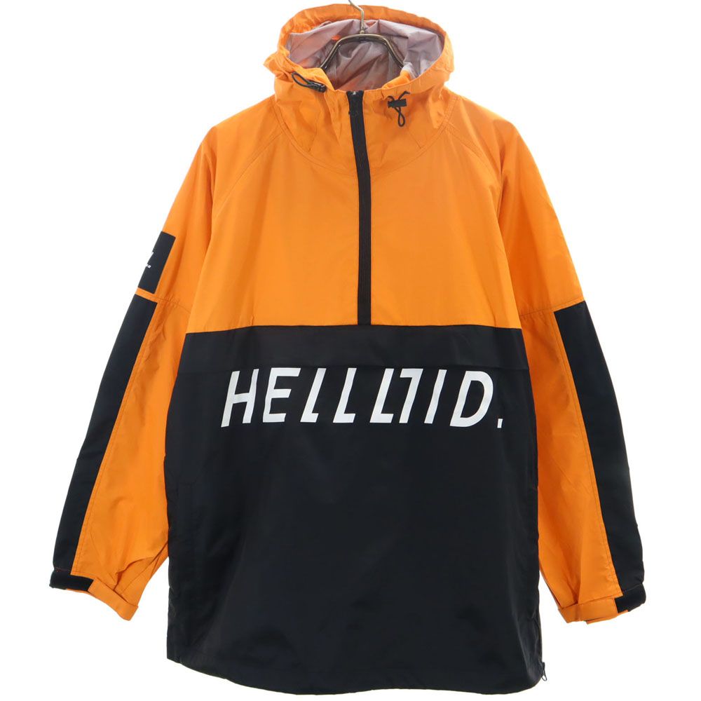 HELLOID ヘルロイド アノラックパーカー M オレンジ 他 メンズ