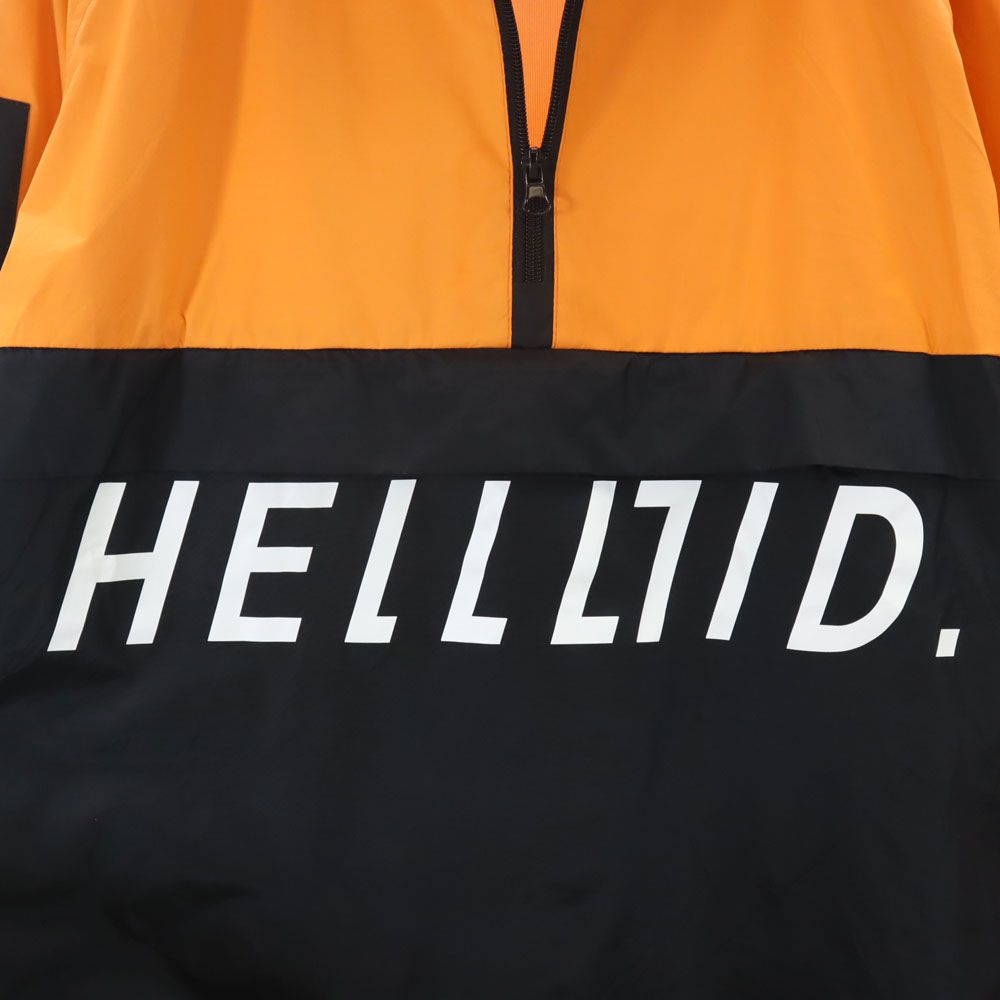 HELLOID ヘルロイド アノラックパーカー M オレンジ 他 メンズ