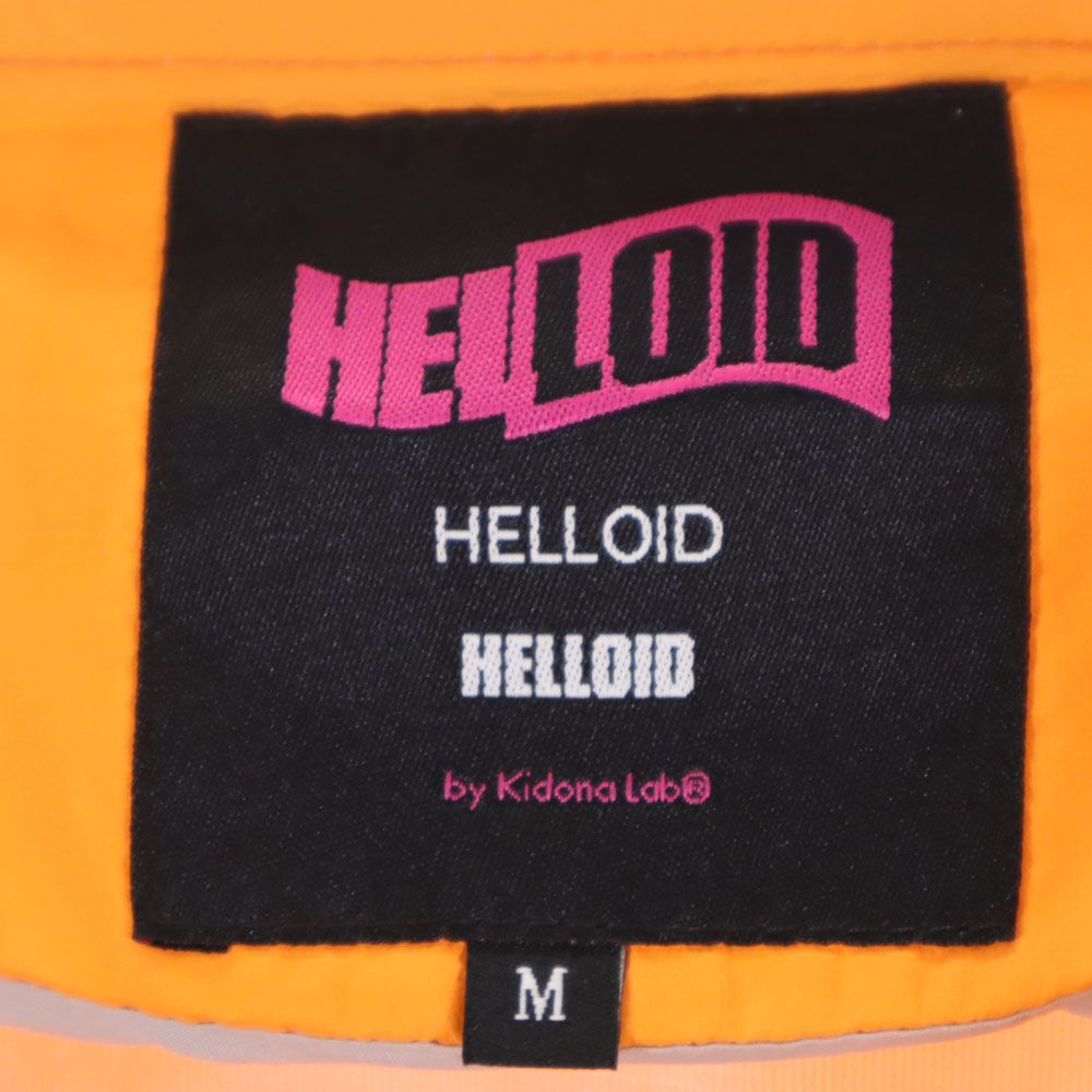 HELLOID ヘルロイド アノラックパーカー M オレンジ 他 メンズ