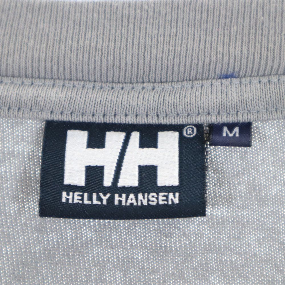 ヘリーハンセン バックプリント 半袖 Tシャツ M グレー HELLY HANSEN メンズ