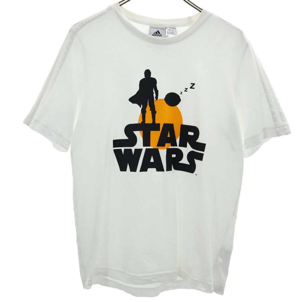 アディダス × スターウォーズ コラボ 半袖 Tシャツ S 白 adidas × STAR WARS メンズ