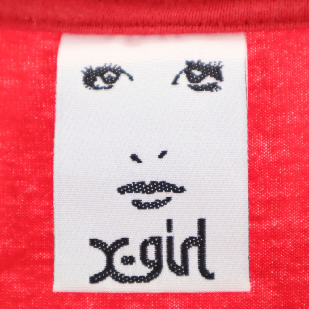 エックスガール 半袖 Tシャツ 1 赤 X-girl レディース