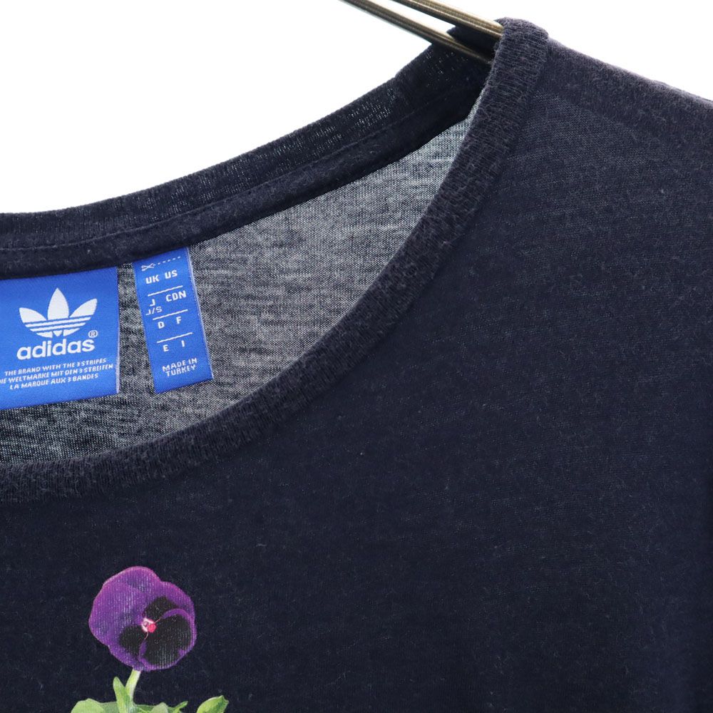 アディダス トレフォイルロゴ 半袖 Tシャツ S ネイビー adidas レディース