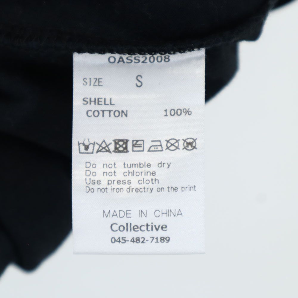 オーバーオール バックプリント 半袖 Tシャツ S ブラック OVER(ALL) メンズ