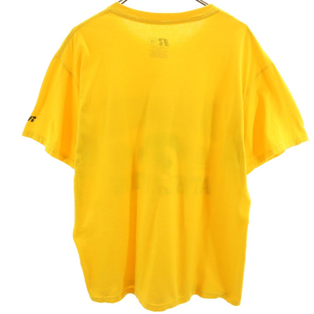 ラッセル 半袖 Tシャツ L イエロー RUSSELL メンズ