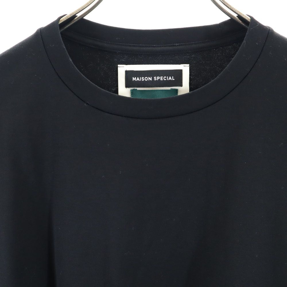 MAISON SPECIAL メゾンスペシャル 日本製 半袖 Tシャツ 44 ブラック メンズ