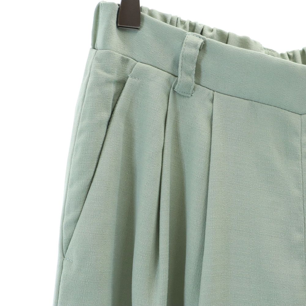 未使用 フリークスストア ノースリーブ カットソー 上下 セットアップ S グリーン系 FREAK'S STORE ロングパンツ レディース