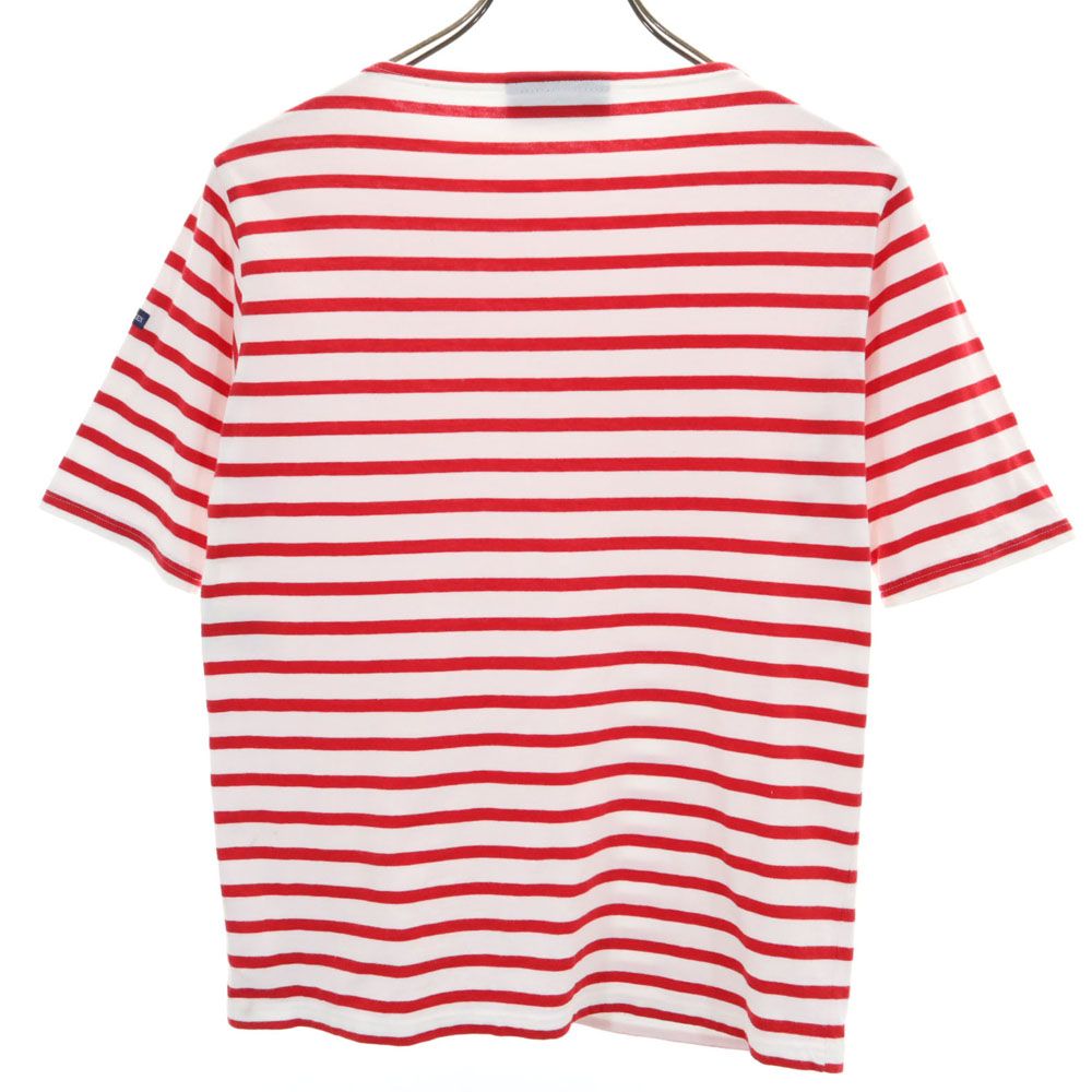 セントジェームス フランス製 ボーダー柄 半袖 Tシャツ 42 ホワイト 他 SAINT JAMES メンズ