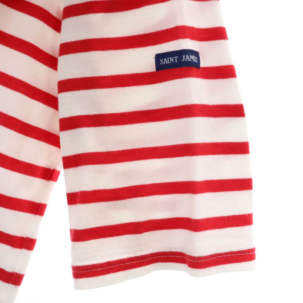 セントジェームス フランス製 ボーダー柄 半袖 Tシャツ 42 ホワイト 他 SAINT JAMES メンズ