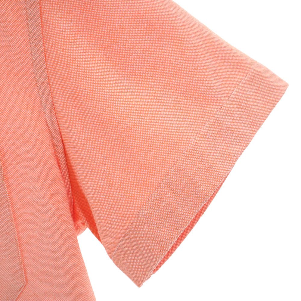 ピーエスポールスミス 半袖 ボタンダウン ポロシャツ M オレンジ系 PS Paul Smith 鹿の子 メンズ