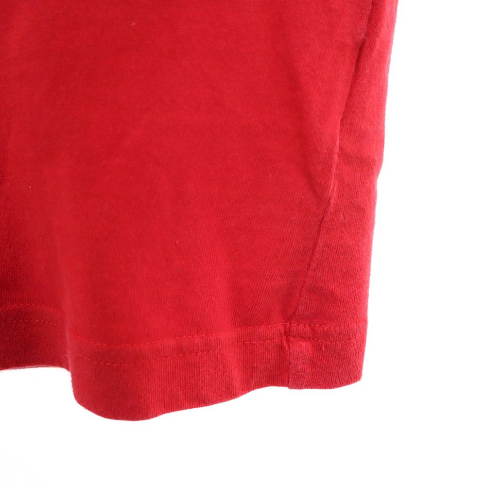 トミーヒルフィガー 半袖 Tシャツ L レッド TOMMY HILFIGER メンズ