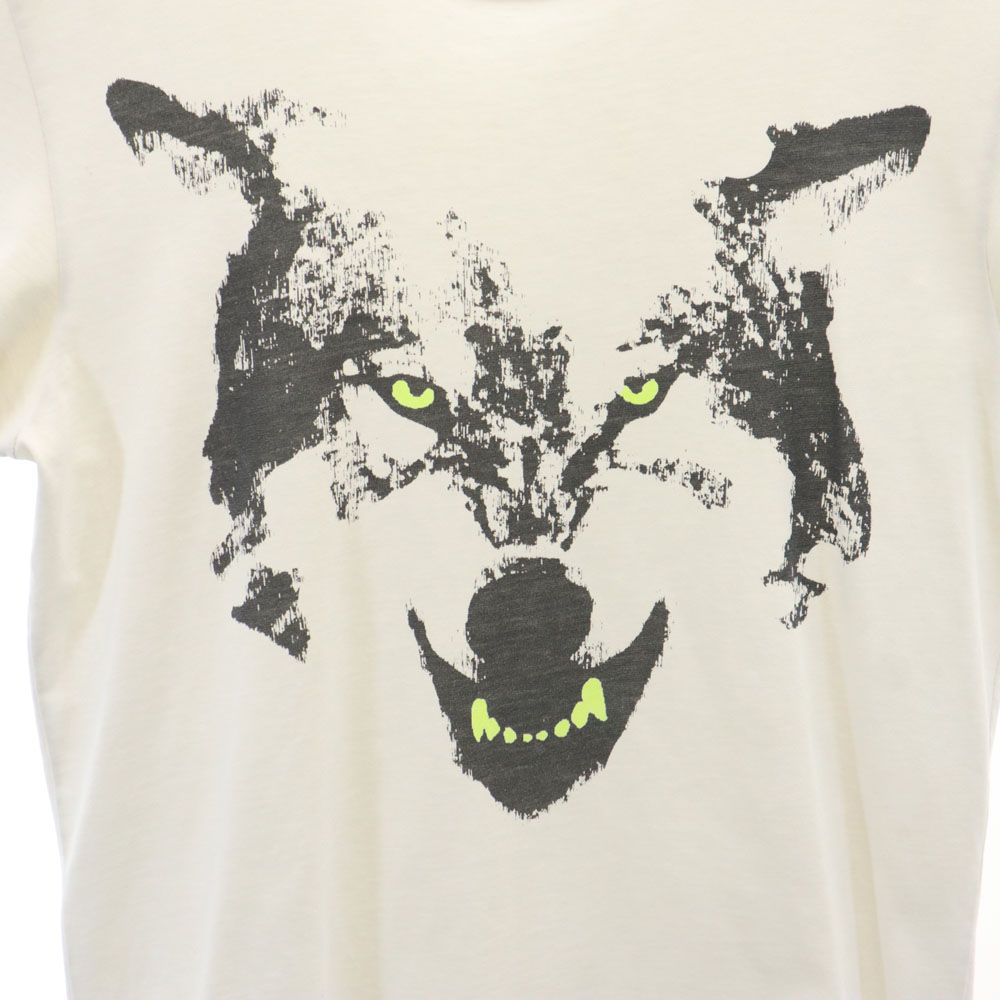 MSGM エムエスジーエム イタリア製 プリント 半袖 Tシャツ S ホワイト系 メンズ