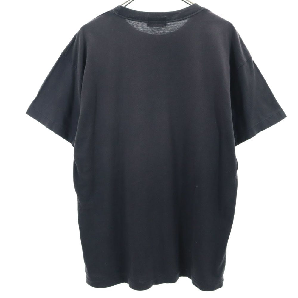 アディダス 80s デサント 日本製 ヴィンテージ 半袖 Tシャツ L-O ブラック系 adidas メンズ