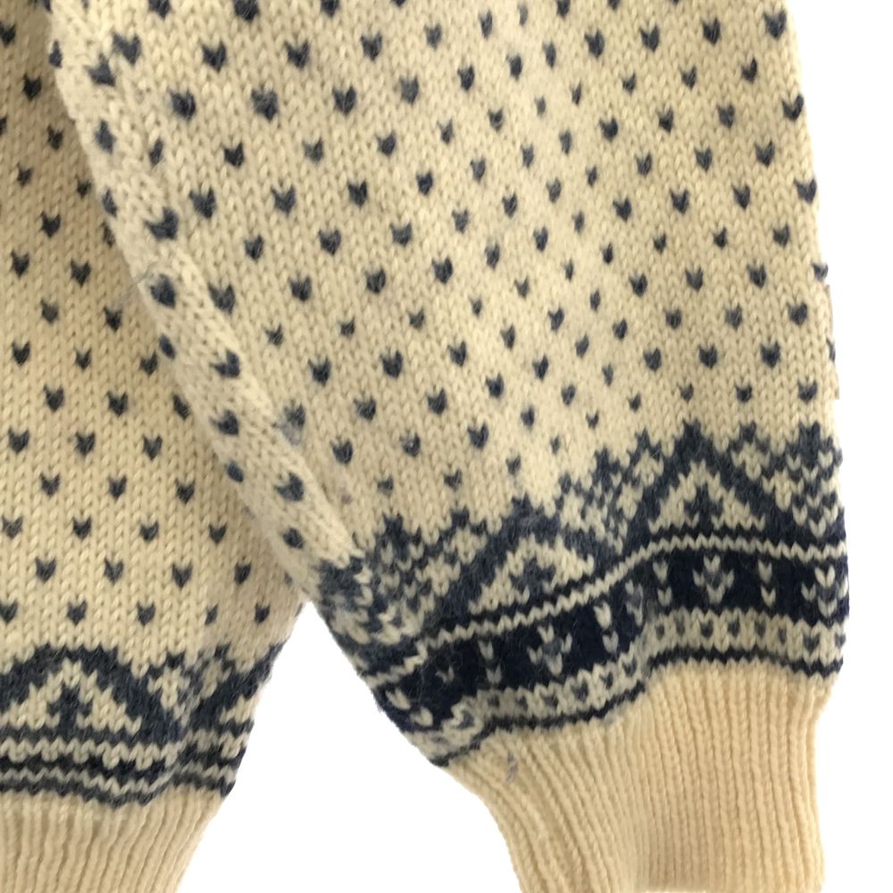 ダーレオブノルウェー ノルディック 長袖 ニットカーディガン L オフホワイト DALE of Norway セーター メンズ