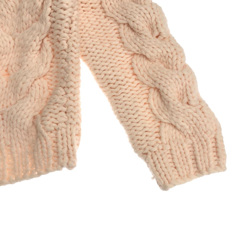 eimy istoire エイミーイストワール 長袖 ショート丈 チャンキー ニット FREE ピンク セーター レディース