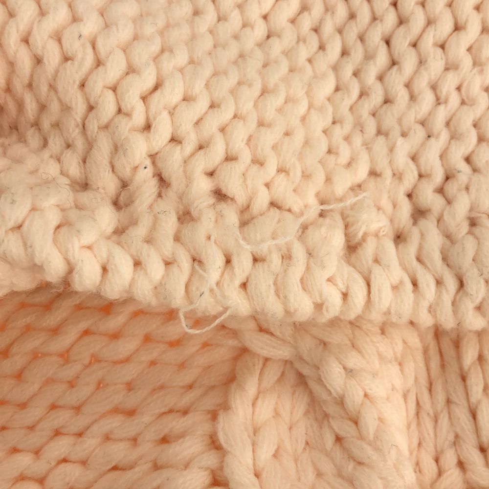 eimy istoire エイミーイストワール 長袖 ショート丈 チャンキー ニット FREE ピンク セーター レディース