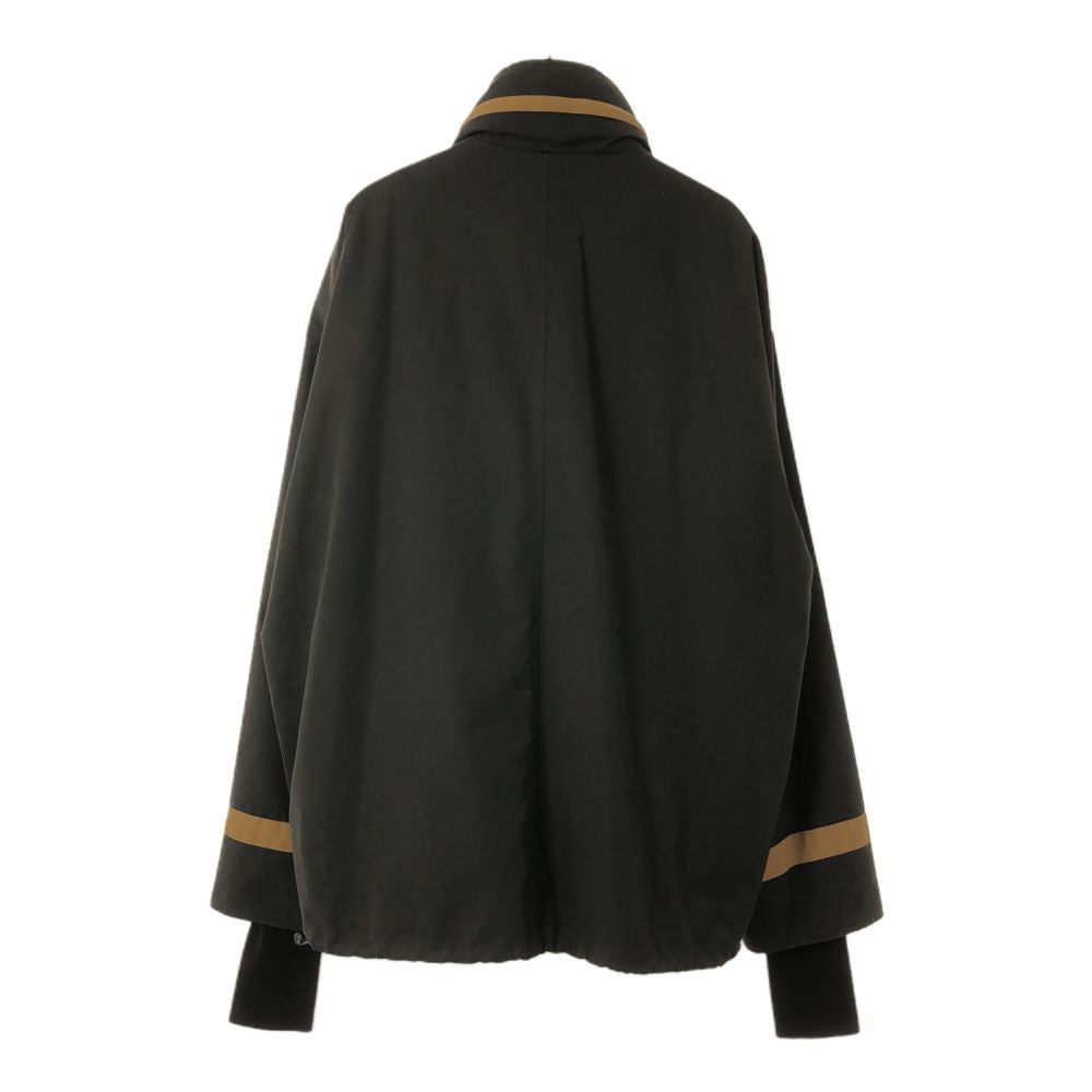 アダバット 日本製 ゴルフ 長袖 ベストライナー付き ジャケット V ブラック adabat メンズ